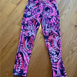 Lilly Pulitzer Kids Swirl Print Leggings